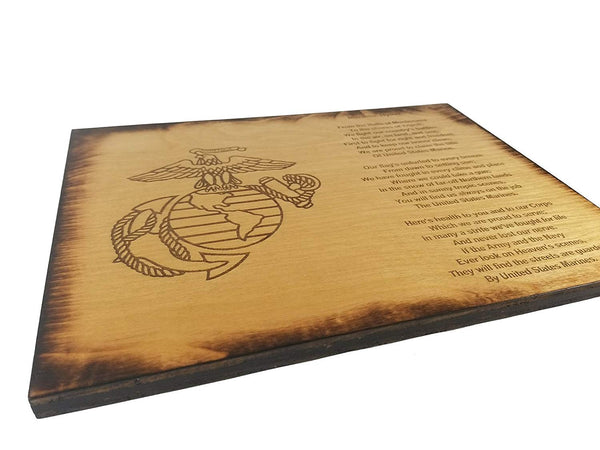 Marine Corps Hymn 8.5" x 11.5" Sign - Marines' Hymn