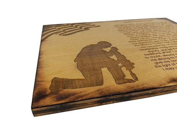 Marine Corps Prayer Sign - USMC Prayer - USMC Gift - 8.5 x 11.5 Marine Corps Prayer Sign