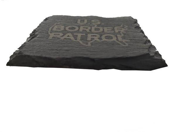 US Border Patrol Slate Coaster Set
