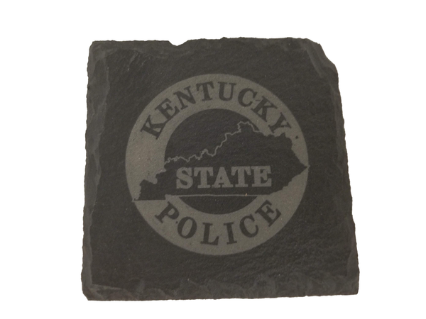 Kentucky State Police Slate Coaster Set