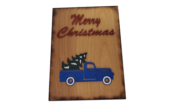 Merry Christmas Truck Sign