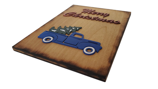 Merry Christmas Truck Sign