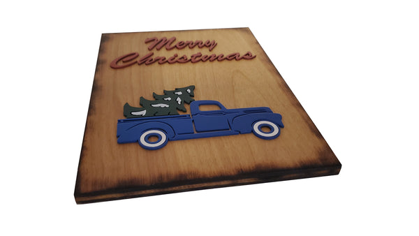 Merry Christmas Truck Sign